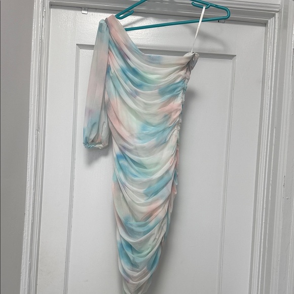 BCBGeneration One Shoulder Pastel Dress - Picture 1 of 2